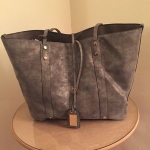 ALDO Sebok Grey Tote and Crossbody Handbag